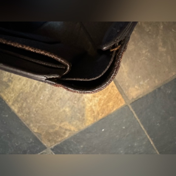 Authentic Louis Vuitton Damier Ebene Porte Tresor Etui Papiers wallet - Picture 9 of 14